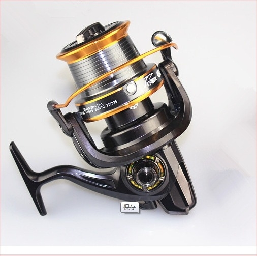 Spinning orsó modell 9000, teljes fém orsó, 13 csapágy, hosszú dobás