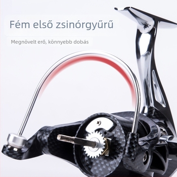 Teljesen fémből készült spinningorsó tengeri horgászathoz, hosszú dobás és műcsali-horgászat