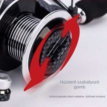 Teljesen fémből készült spinningorsó tengeri horgászathoz, hosszú dobás és műcsali-horgászat