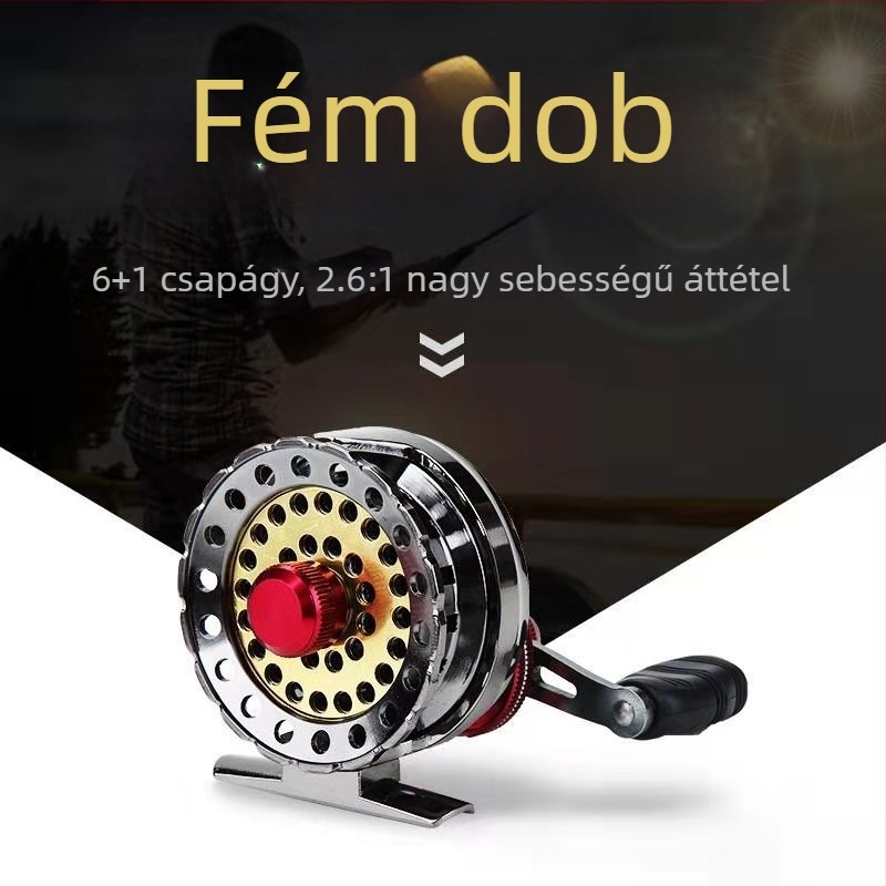 Raft horgászorsó, ultra rövid spinning orsó, fém konstrukció