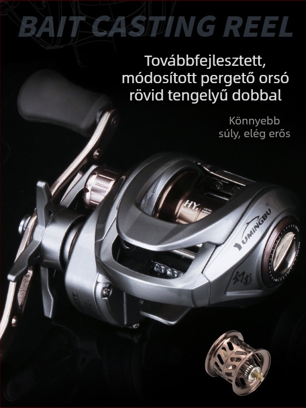 Famous Fishing Luya Mini Vízcsepp Makar, Új Rövid Tengellyel Modell, Fém Vonalcsésze, Hosszú Dobás