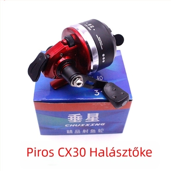 Vertical Star fly wheel horgászzsinór CX30 – rozsdamentes acél és engineering műanyag, bal–jobb cserélhető rocker arm, 5 db csomag