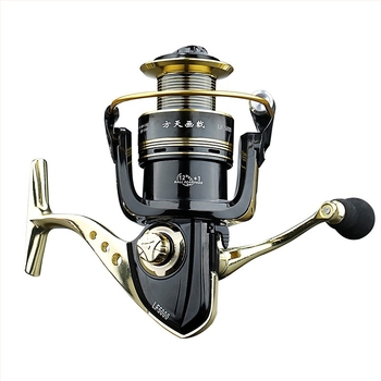 Teljesen fémből készült spinning orsó tengeri horgászatra – készlet hosszú távú dobásokhoz és felszerelés műcsalikhoz