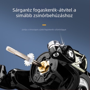 Teljesen fémből készült orsó CNC karos hajtás, hosszú dobásokhoz tengeri horgászathoz