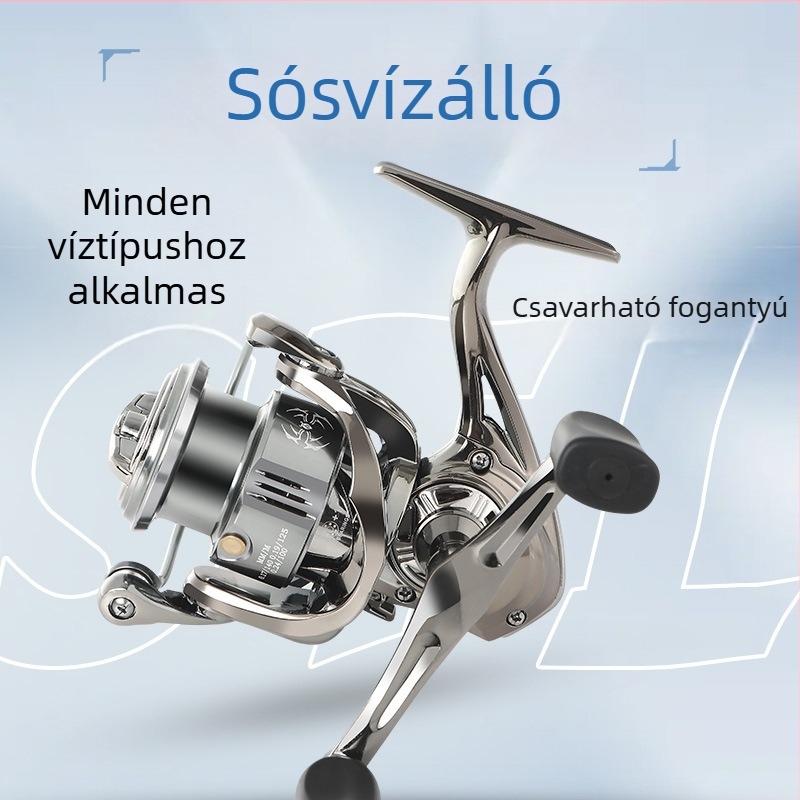 Egy- vagy kétkezes spinning orsó, sekély spulnával, mikro horgászatra és hosszú dobásokhoz