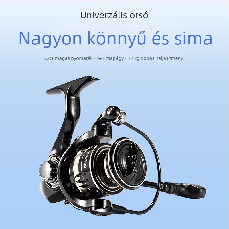 MG sorozat spinningorsó — sima vonalvezetés, ultra hosszú dobás