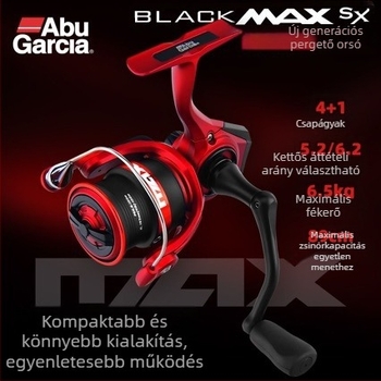 Abu Blackmax SX spinning orsó – ultra könnyű, általános célú, hosszú dobás, alacsony profilú orsó