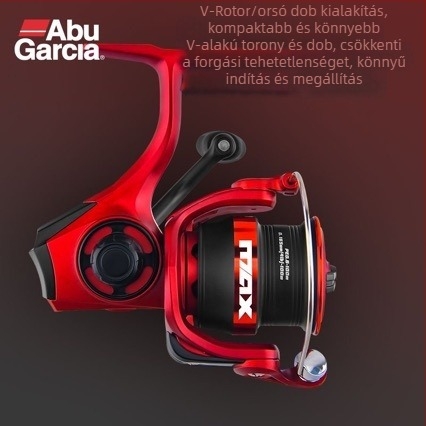 Abu Blackmax SX spinning orsó – ultra könnyű, általános célú, hosszú dobás, alacsony profilú orsó
