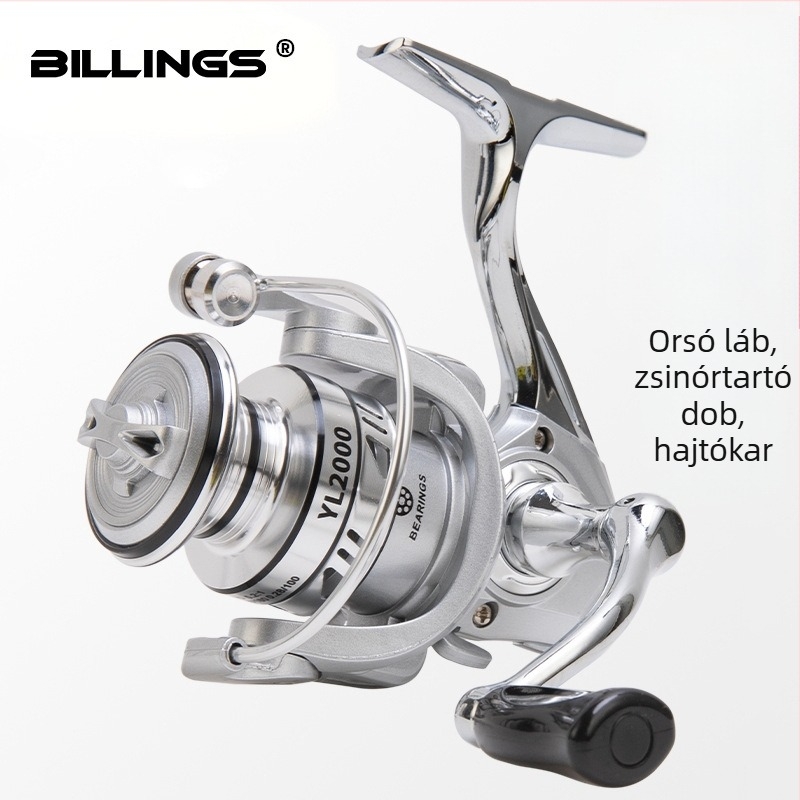 Billings ultra könnyű, teljesen fém spinning orsó hosszú dobásokra tengeri horgászathoz