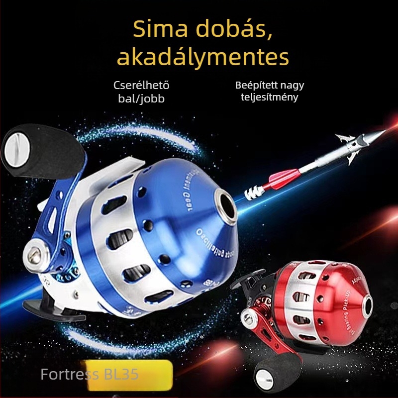 Pisces dobos horgászorsó, fémből készült kerékkel – BL35, BL39