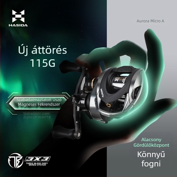 Hasda Water Drop Wheel horgászorsó — ultrakönnyű, 115 g, 20 darabos csomag