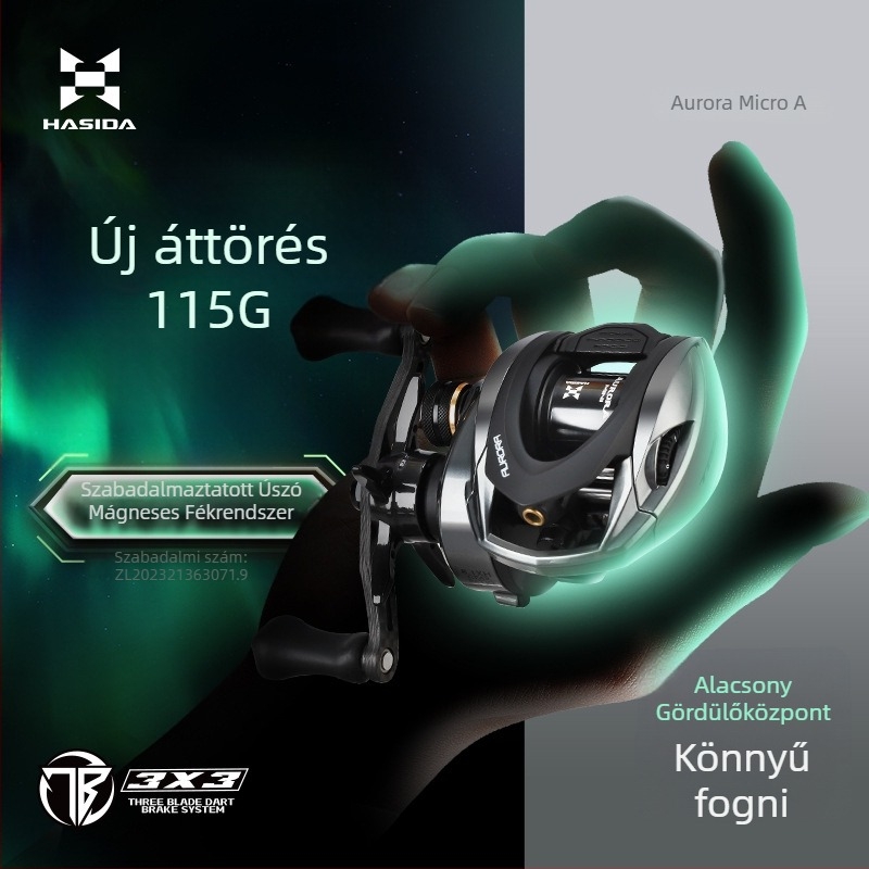 Hasda Water Drop Wheel horgászorsó — ultrakönnyű, 115 g, 20 darabos csomag