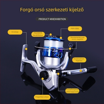 Spinningorsó és horgászbot készlet