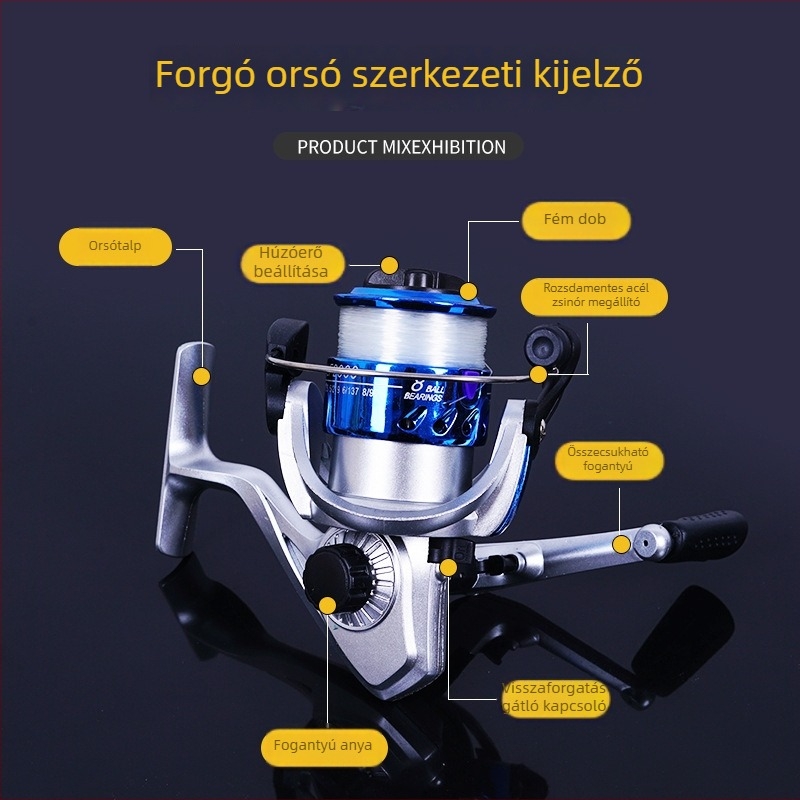 Spinningorsó és horgászbot készlet