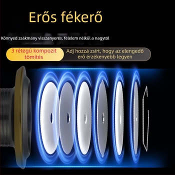 Kemeilong CNC-fém fogantyúval és fém orsóval rendelkező spinning orsó