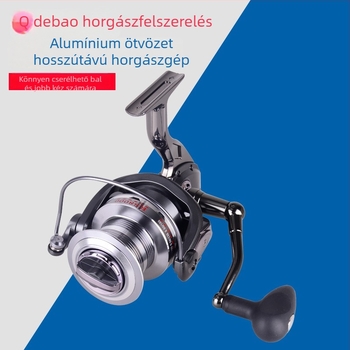 Debao teljesen fémből készült RS modell hosszú dobású orsó, extrán-nagy