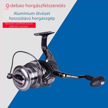 Debao teljesen fémből készült RS modell hosszú dobású orsó, extrán-nagy