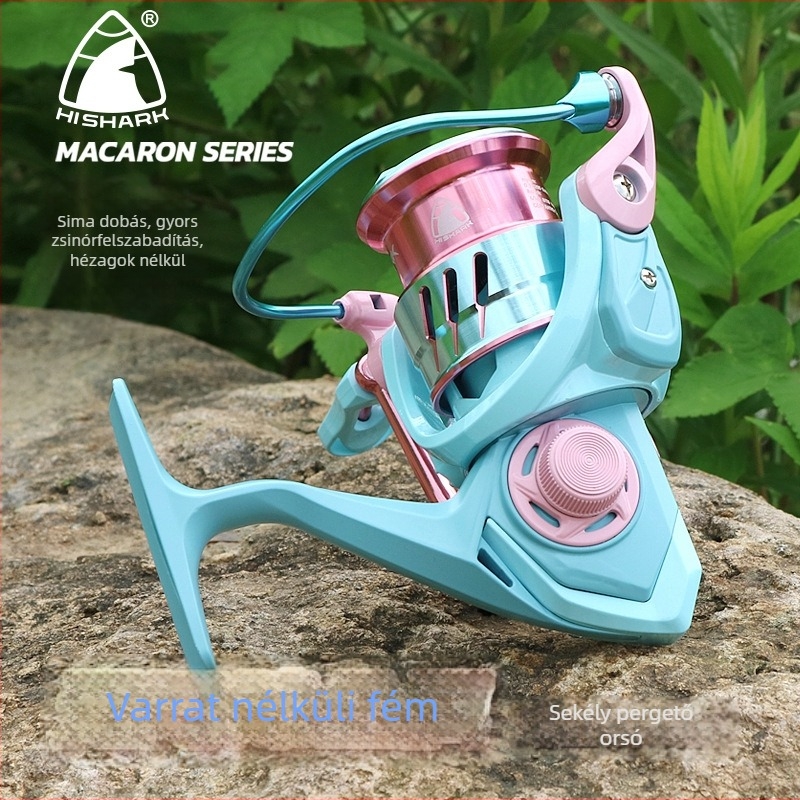 Black Shark Macaron Mikrocsali – teljesen fémből készült spinning orsó hosszú távú dobásokhoz