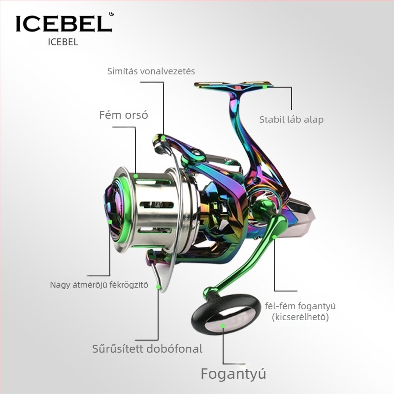 ICEBEL Fém spinningorsó sós vízben történő horgászatra