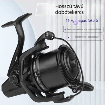 Flash Ling ultra hosszú dobású spinningorsó, fémből készült ferde vonalcsésze a tengeri és édesvízi műcsalis horgászathoz