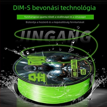 Fő horgászati zsinór, 8-szál Diamond PE zsinór, hosszú dobások, rendkívül sima