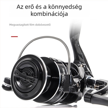 Fém spinningorsó tengervízálló, magas áttételi arány