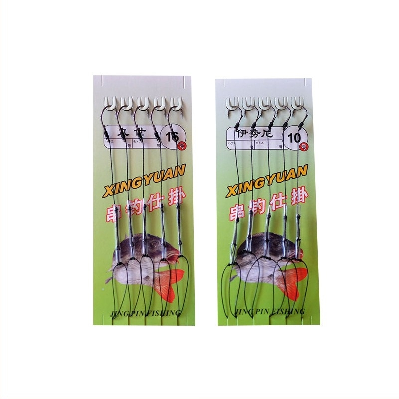 Anti-zavaró horgász rig No. 3,5 horoggal tengeri horgászathoz