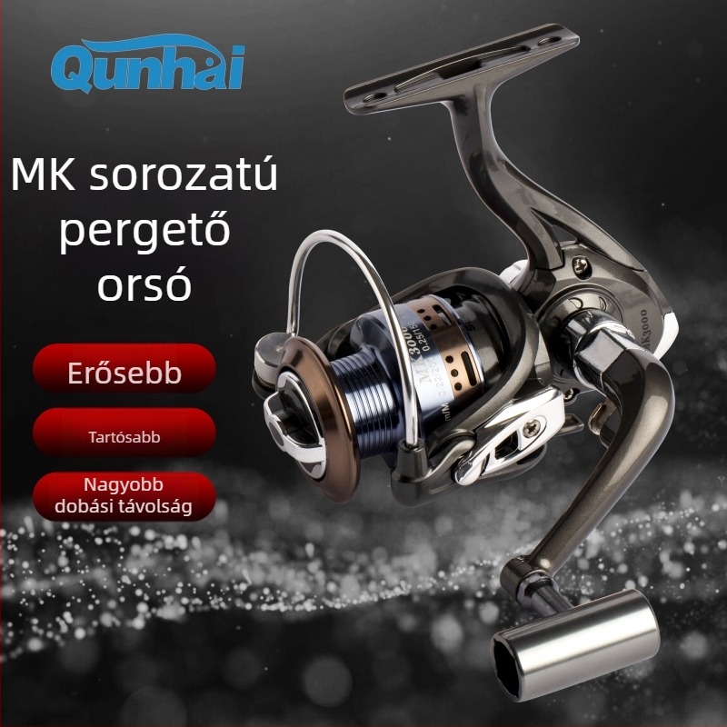 Qunhai MK2000-7000 fém zsinór orsó, félfémes rocker-kar, nulla-játék halasorsó