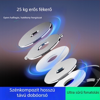 Black Shark spinningorsó, elülső és hátsó fék, modell ID