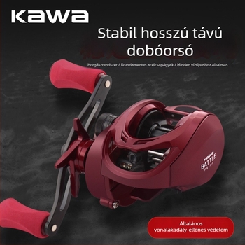 Kawa műcsali orsó, univerzális hosszú dobású vízcsepp alakú orsó fékjelzéssel tengeri horgászathoz