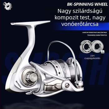 Taiyu 10 csapágyas spinning orsó, sima fémlapos orsó tengeri horgászathoz