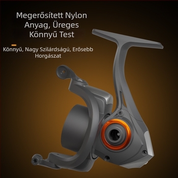 Kumano kültéri könnyű általános célú spinning orsó, fém vonalcsigával és nagy kapacitású dob