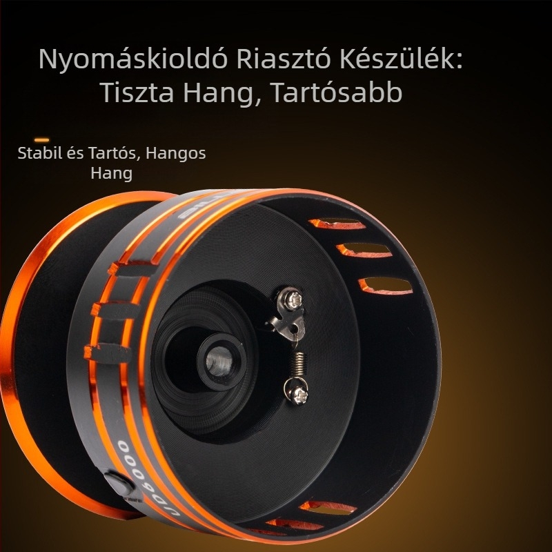 Kumano kültéri könnyű általános célú spinning orsó, fém vonalcsigával és nagy kapacitású dob