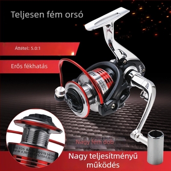 Kemeilong teljesen fém orsó lábas talppal, robus spinning orsó sziklához és tengeri műcsalikhoz