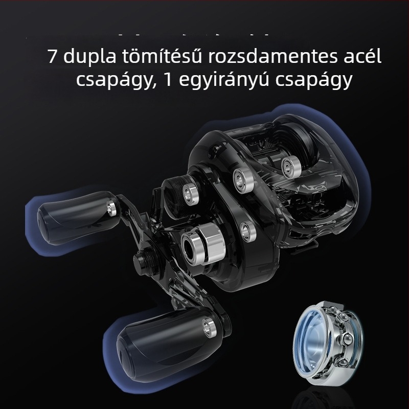 Castin Water Drop orsó – valódi alumínium ötvözet, rocker kar, hosszú dobás, általános célú horgászorsó