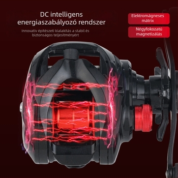 Komelon horgászorsó DC elektronikus fékkel, könnyű, csendes, univerzális kialakítású