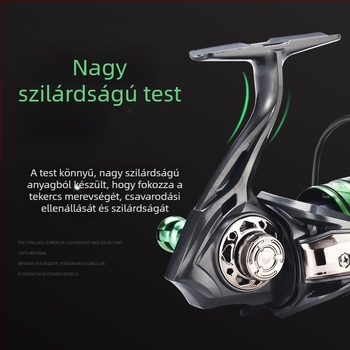 Kemeilong pergetőorsó basszusra és crankbaithez, sekély dob, mikro méret