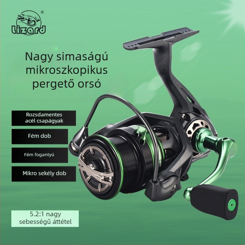 Kemeilong pergetőorsó basszusra és crankbaithez, sekély dob, mikro méret