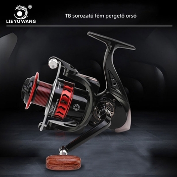 AOJIANGSHARK Teljesen fémből készült spinningorsó, fémszerkezettel, hosszú dobás kialakítással