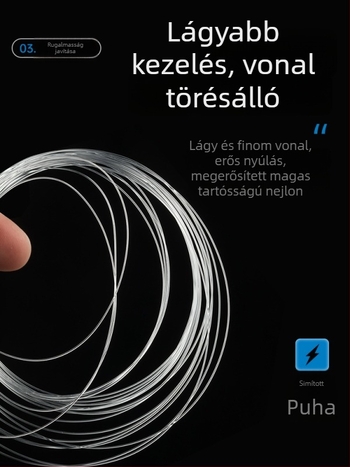 Nylon fő horgászvonal, erős szakítószilárdság, 500 m / 300 m, Yaoxin Silkworm márka