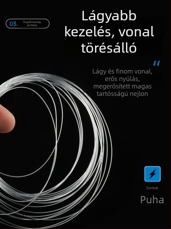 Nylon fő horgászvonal, erős szakítószilárdság, 500 m / 300 m, Yaoxin Silkworm márka