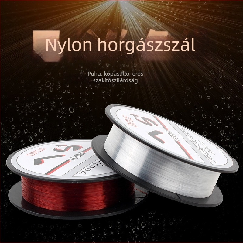 Fő zsinór - Nylon, 100 m, erős szakítószilárdság, 300 db csomag