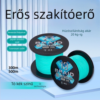 Ship Eagle PE fő főzsinór, 8- és 13-szálas, 500 m, kopásálló, hosszú dobásokhoz és műcsali-horgászathoz