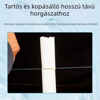 Ship Eagle PE fő főzsinór, 8- és 13-szálas, 500 m, kopásálló, hosszú dobásokhoz és műcsali-horgászathoz