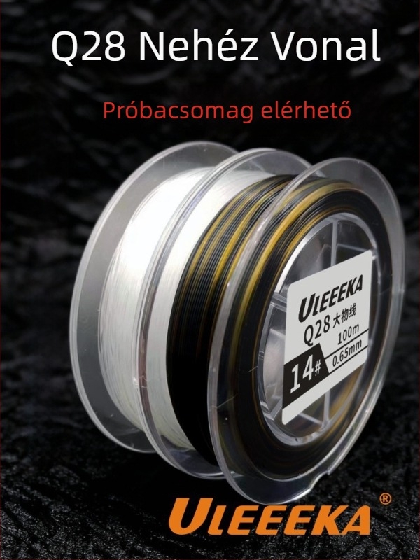 Fő horgász damil, nylon anyag, 100 erősség, 10 darabos csomag, márka Uleeeka
