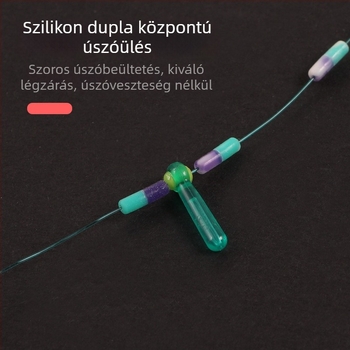 Nylon fő horgász damil fő szett megerősített csomókkal, folyó- és tóparti horgászathoz, hossz 7.2