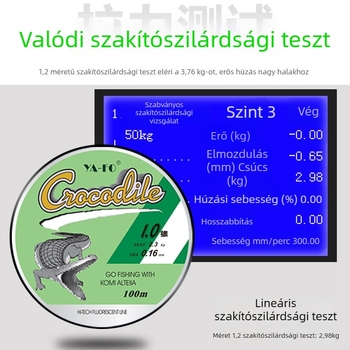 Ya Feng nejlon fő zsinór halászatra, nagy húzóerővel