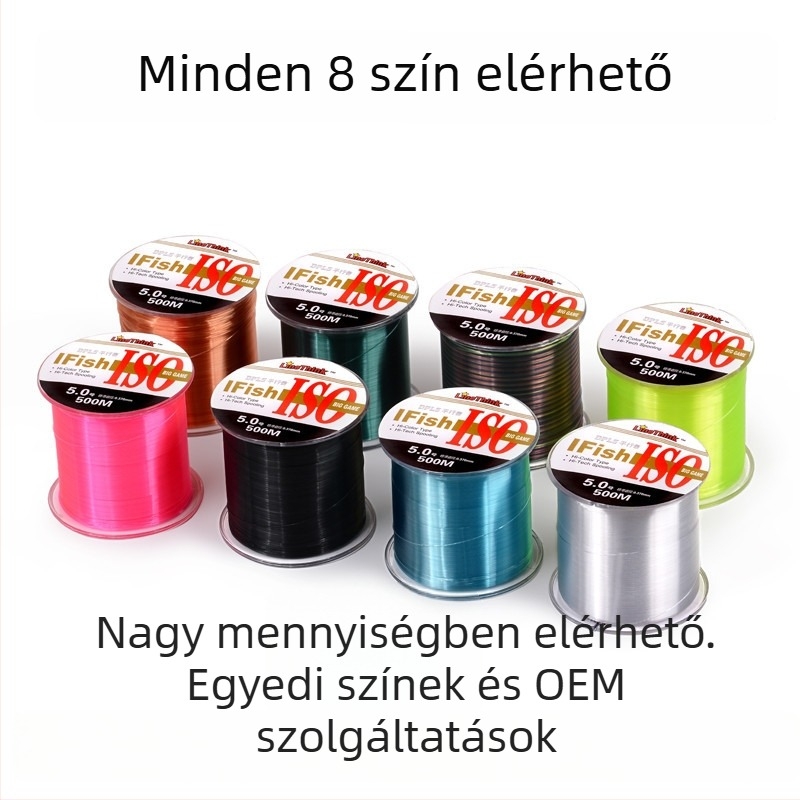 Linethink nylon horgász damil 500 m, 12 kg, csomagolás 120 darab