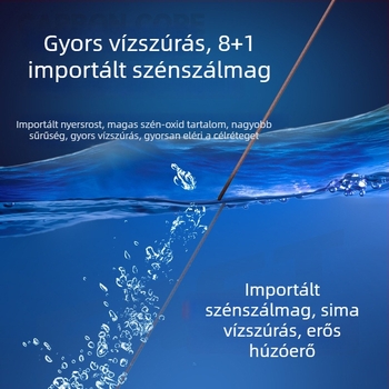 PE horgász damil készlet szénmagos karbonmagos hosszú dobásokhoz (Anyag: PE; Eredet: Zhejiang; Használat: vadvízi horgászat)