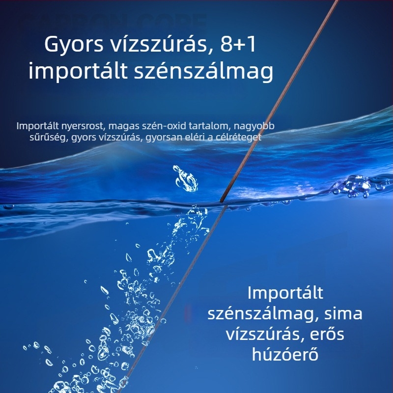 PE horgász damil készlet szénmagos karbonmagos hosszú dobásokhoz (Anyag: PE; Eredet: Zhejiang; Használat: vadvízi horgászat)